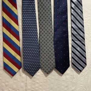 Men’s Ties Tommy Hillfiger, Seville Row, BG&C (5 Ties